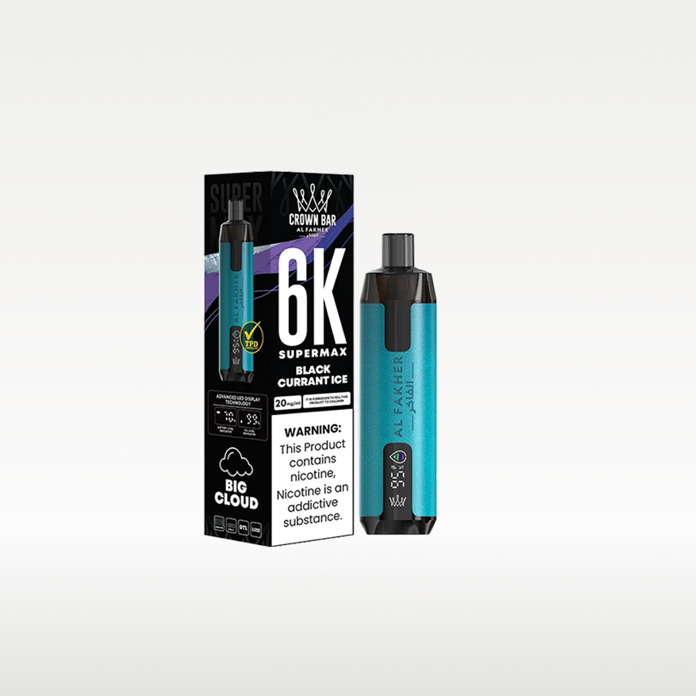 Al Fakher Crown Bar 6K Supermax Disposable Vape